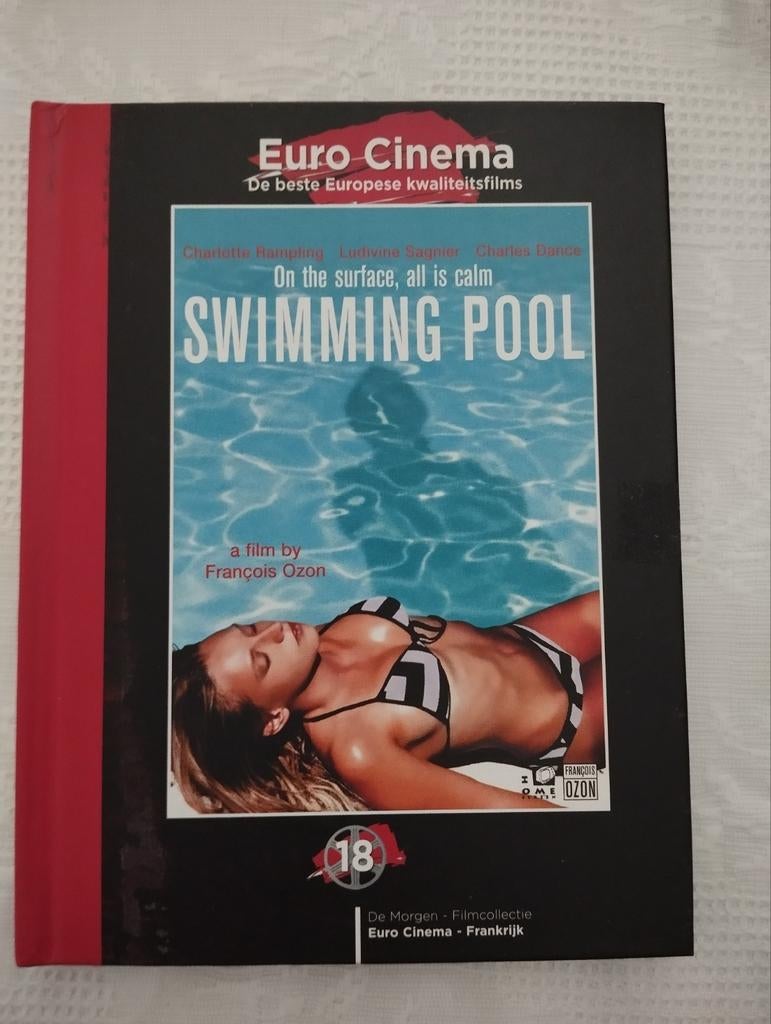 Swimming pool, filmcollectie De Morgen nr 18, thriller, Vanaf 16 jaar, Ophalen of Verzenden, Zo goed als nieuw, Overige genres