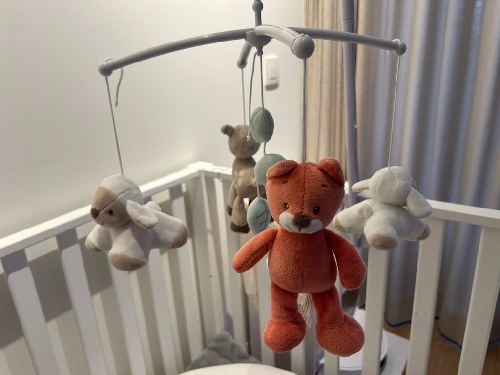 Nattou speelmat / muziekmobiel / spiraal set Fanny & Oscar, Enfants & Bébés, Parcs, Comme neuf, Enlèvement