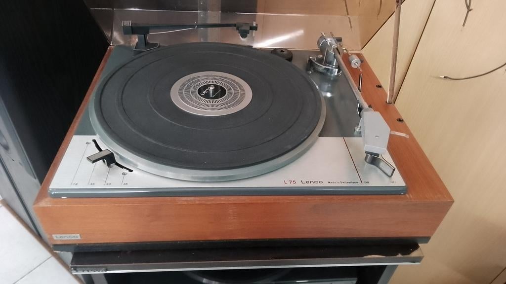 Prachtige retro platenspeler Lenco l 75 koopje, TV, Hi-fi & Vidéo, Tourne-disques, Enlèvement, Tourne-disque