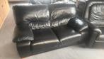 Lederen zetels, Huis en Inrichting, Zetels | Zetels, Ophalen, Gebruikt, Rechte bank, Leer