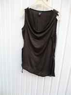 Fijn bruine blouse topje met frons Esprit mt XL, Kleding | Dames, Topjes, Geel, Maat 46/48 (XL) of groter, Ophalen of Verzenden