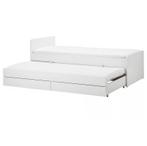 Kinderbed, Huis en Inrichting, Ophalen, 90 cm, Eenpersoons, Wit