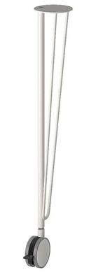 Poot met wielen en remmen 4 stuks, Ophalen