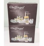 Cheffinger Glazenset met Karaf – 7-delig – 1,8L – Nieuw, Verzamelen, Ophalen of Verzenden, Nieuw, Waterglas