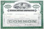 GENERAL MOTORS 1970, Enlèvement ou Envoi, 1950 à 1970, Certificat d'action