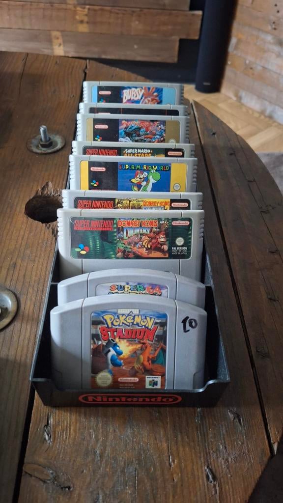 Nintendo snes n 64 spellen lot goede staat, Enlèvement ou Envoi
