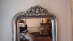 Zeldzame"Louis Philippe"Zware Kuifspiegel Zilver/Zwart156x88, Ophalen, Zo goed als nieuw, 75 tot 100 cm, Overige vormen