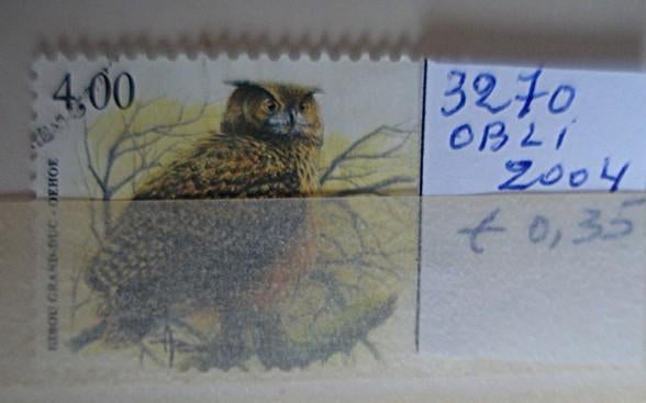 België 3270 (O) -- André BUZIN, Verzenden, Frankeerzegel, Zonder envelop, Gestempeld