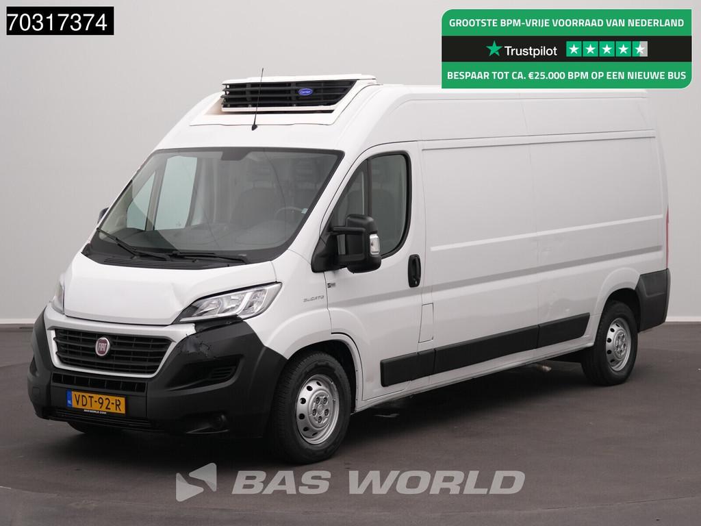 Fiat Ducato 150pk 500KG D'Hollandia Laadklep L3H2 Koelwagen, Auto's, Stof, Gebruikt, 3000 kg, Wit