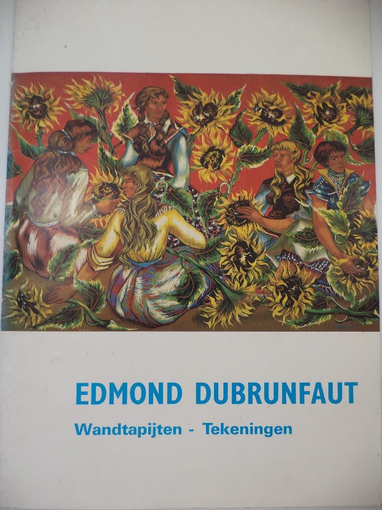 1975 Edmond Dubrunfaut expo Mechelen wandtapijten tekeningen, Ophalen of Verzenden
