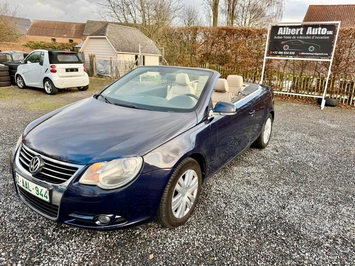 VW EOS Cabriolet 2.0 TDI Diesel 103.KW. BOITE AUTOMATIQUE, Autos, Volkswagen, Entreprise, Achat, Eos, ABS, Airbags, Air conditionné