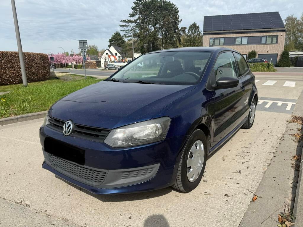 Volkswagen polo, Stof, Zwart, Blauw, Particulier