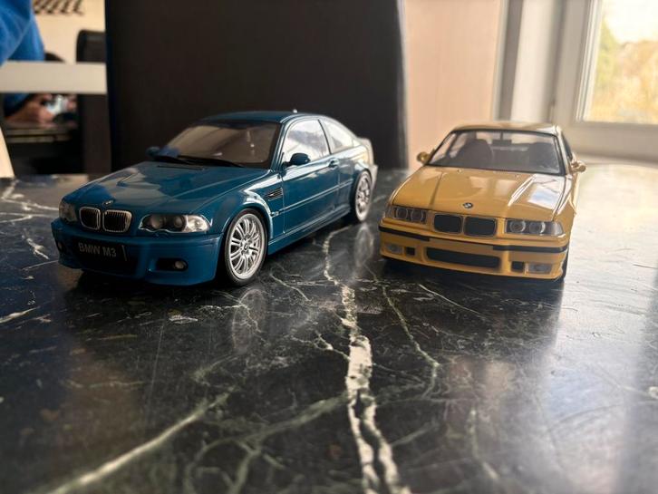 Bmw m3 e36 et e46, Hobby & Loisirs créatifs, Voitures miniatures | 1:18, Comme neuf, Solido, Enlèvement ou Envoi
