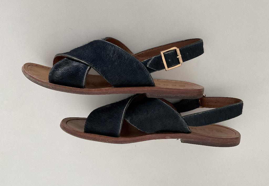 sandalen Marni, maat 38, Kleding | Dames, Sandalen of Muiltjes, Verzenden, Blauw, Gedragen