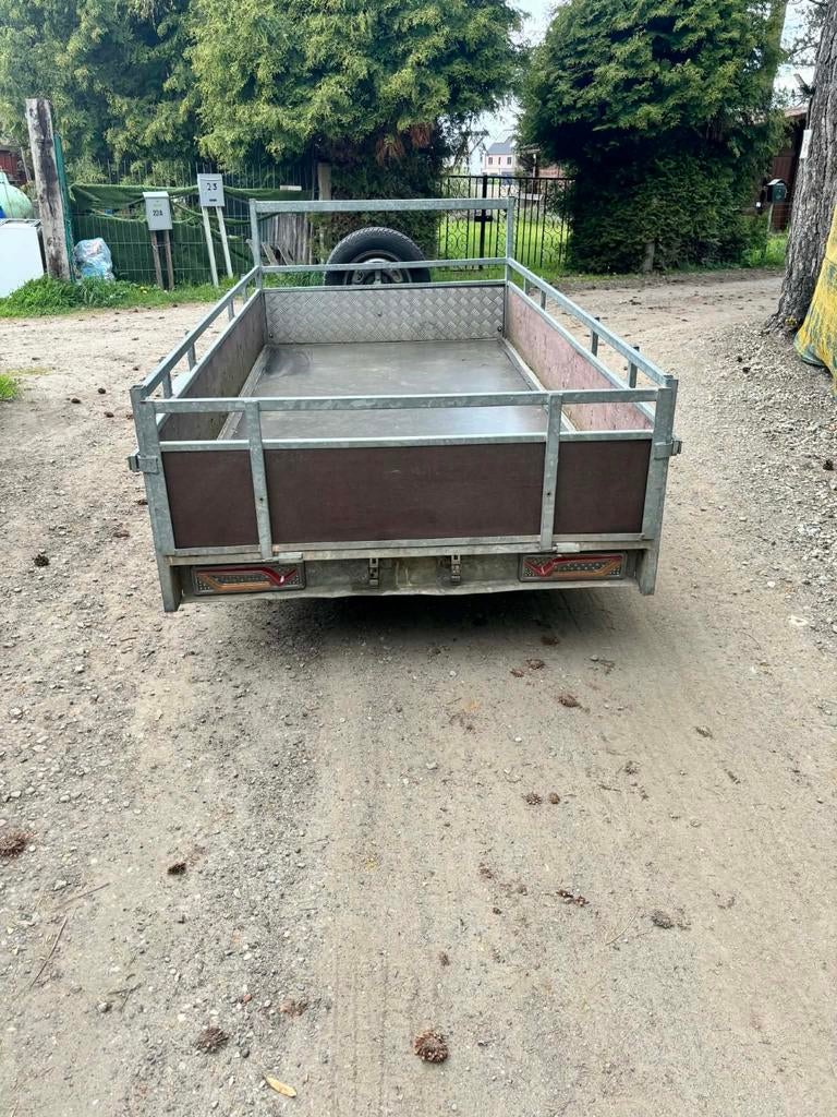 Aanhangwagen met splinternieuw afdeknet, Auto diversen, Aanhangers en Bagagewagens, Ophalen
