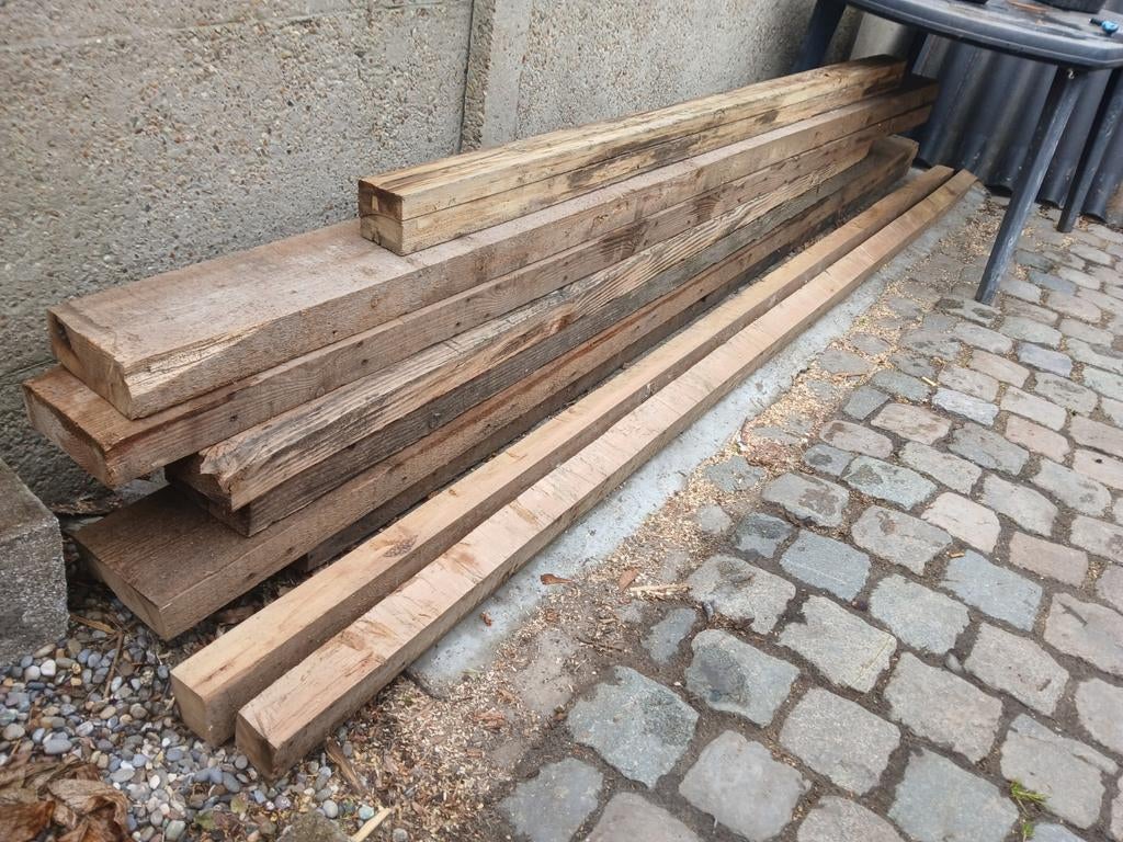 Balken bruggen gebruikt, Jardin & Terrasse, Poteaux, Poutres & Planches, Poutres, Enlèvement