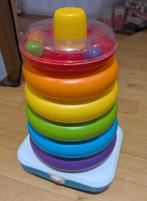 Pyramide Arc-en-ciel GÉANTE Fisher-Price (38 cm), Enlèvement ou Envoi, Hochet