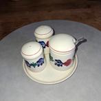 Boerenbont Peper en zout stel . Boch., Antiek en Kunst, Ophalen of Verzenden