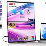 JSAUX FlipGo Pro 16 Inch | Laptop Screen Extender, Ophalen, Zo goed als nieuw, Quad HD (2K), HDMI