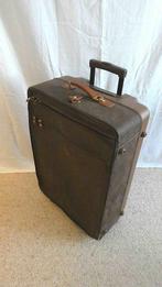 reiskoffer valies Brics, Ophalen, Wieltjes, 45 tot 55 cm, Leer