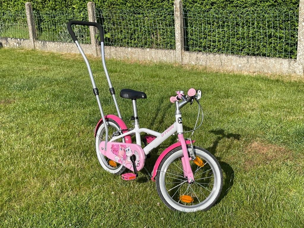 Meisjesfiets BTWIN (Decathlon) — 16 inch — goede staat, Fietsen en Brommers, Ophalen