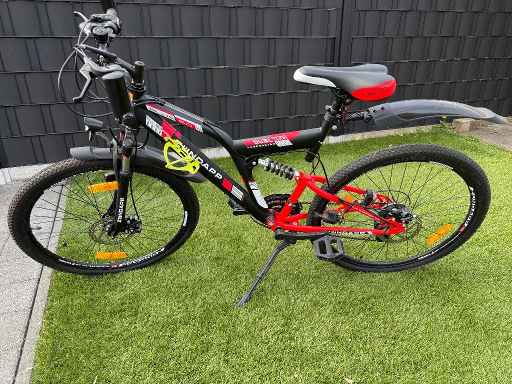 Zundapp Mountainbike 26" Splinterniew Voor+achter vering, 49 tot 53 cm, Zo goed als nieuw, Meer dan 20 versnellingen, Ophalen