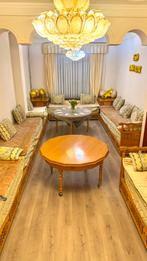 GRATIS AF TE HALEN – Marokkaanse sedaries (banken), 10 à 25 m², Enlèvement, Utilisé, Crème