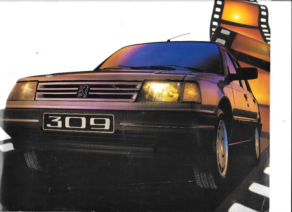 PEUGEOT 309, Livres, Autos | Brochures & Magazines, Enlèvement ou Envoi, Utilisé, Peugeot