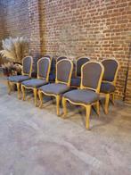 8 chaises de salle à manger en chêne de campagne, LIVRAISON, Maison & Meubles, Chaises, Autres couleurs, Comme neuf, Enlèvement