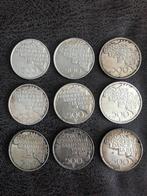 9 oude zilveren munten van 500 Belgische frank., Postzegels en Munten, Ophalen of Verzenden