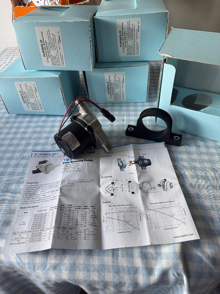 Pompes Neuves TopsFlo TD5 - Pompe Circulation Eau Chaude DC, Enlèvement ou Envoi, Neuf, Électrique