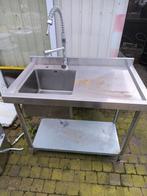 Pupitre de travail en inox, évier, Enlèvement