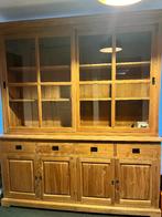 Teak meubelen, Huis en Inrichting, Kasten | Dressoirs, Ophalen, Met deur(en), Glas, 150 tot 200 cm