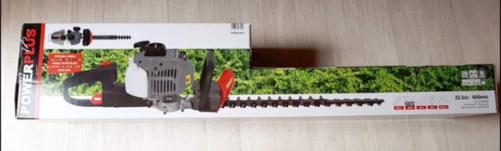 taille-haie thermique PowerPlus neuf, Jardin & Terrasse, Taille-haies, Neuf, Essence, Enlèvement