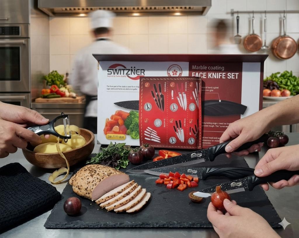 DESTOCKAGE : Set de Couteaux SWITZNER - 3€, Maison & Meubles, Enlèvement ou Envoi, Neuf, Couverts en vrac