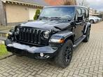 Jeep Wrangler Sahara Plug in Hybrid Soft Top, Auto's, Automaat, Zwart, Leder, Bedrijf
