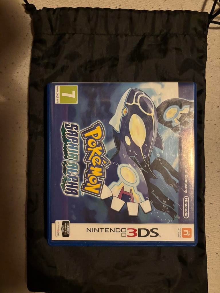 Jeu 3ds Pokemon saphir alpha, Enlèvement, Comme neuf