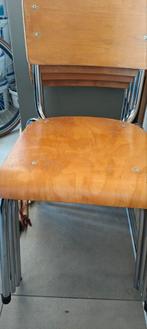 4 vintage schoolstoelen, Ophalen