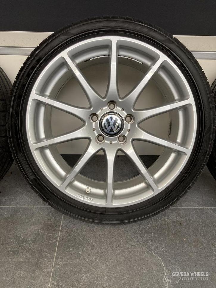 18” Volkswagen Golf 5 6 7 8 / Caddy velgen + banden 5x112 5x, Auto-onderdelen, Banden en Velgen, Banden en Velgen, Zomerbanden