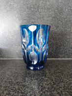 Kristallen vaas Val St Lambert, 20 CM, 2,2 kilo, gesigneerd, Antiek en Kunst, Antiek | Vazen, Ophalen