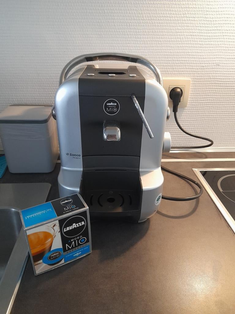 Lavazza a modo Mio Saeco Premium Vintage koffiemachine, Zo goed als nieuw, Espresso apparaat, Overige typen, Afneembaar waterreservoir