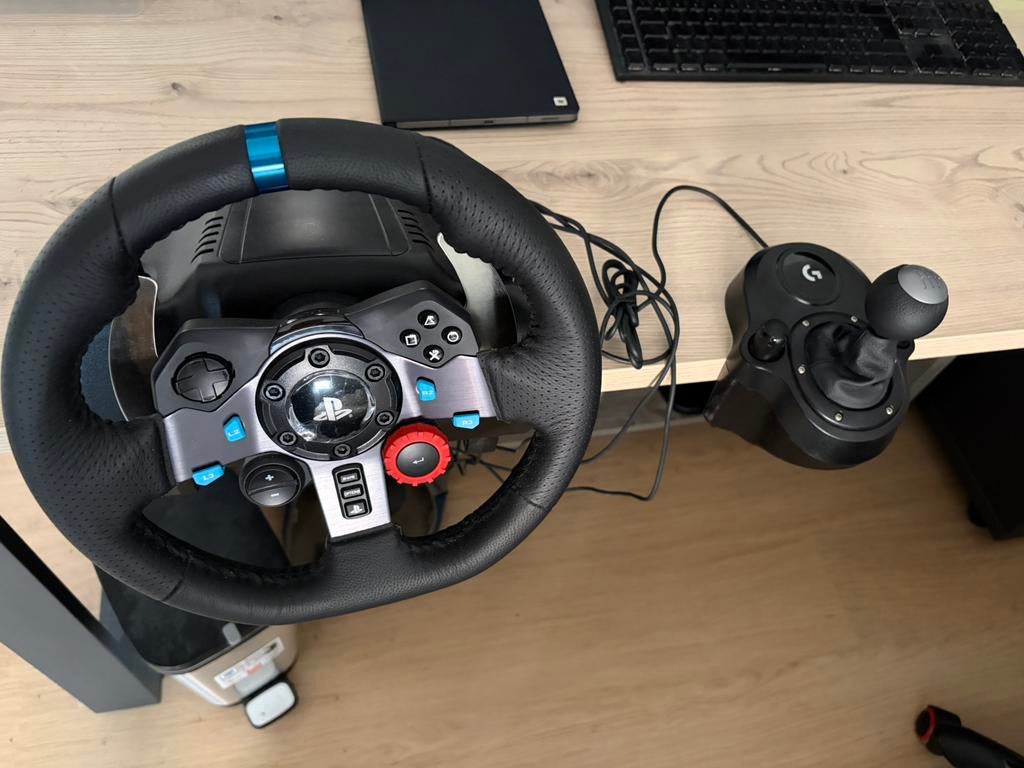 Volant Logitech G29 + Levier de vitesse, Consoles de jeu & Jeux vidéo, Enlèvement ou Envoi, Utilisé, Volant ou Pédales