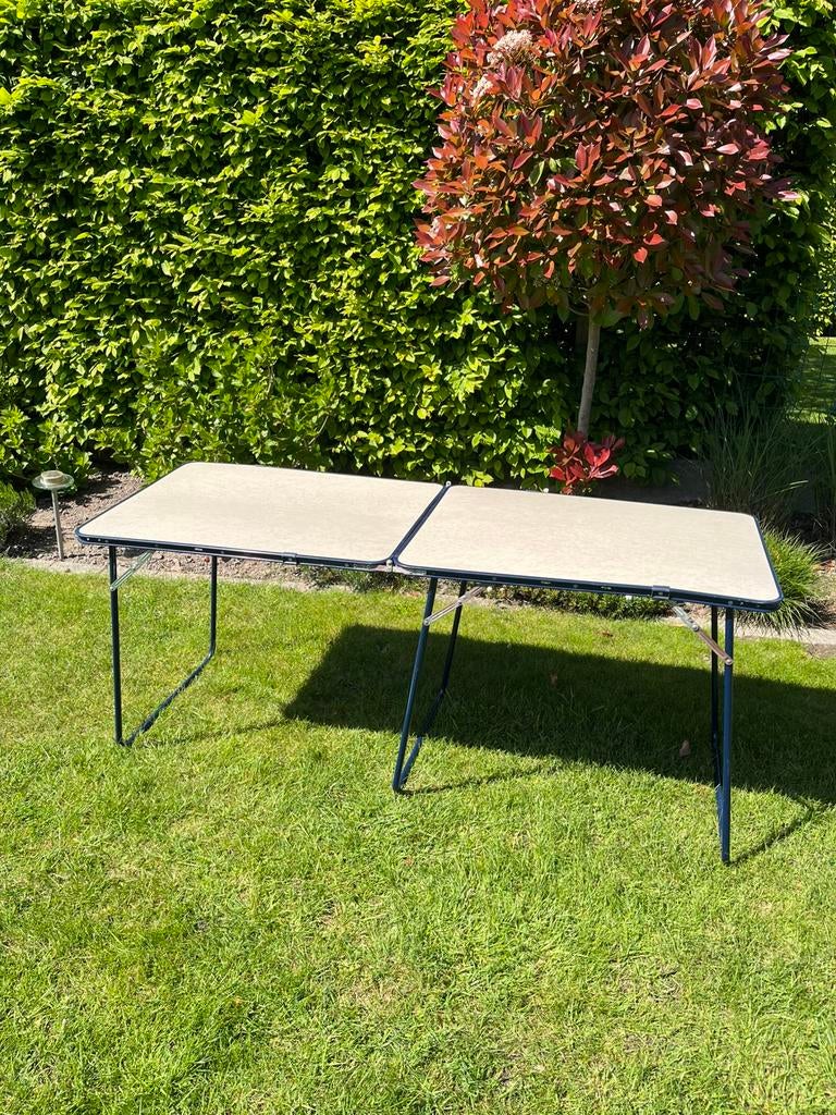 kampeertafel, Caravanes & Camping, Meubles de camping, Enlèvement, Utilisé, Table de camping