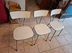 3 chaises Formica telle que sur la photo., Enlèvement, Utilisé