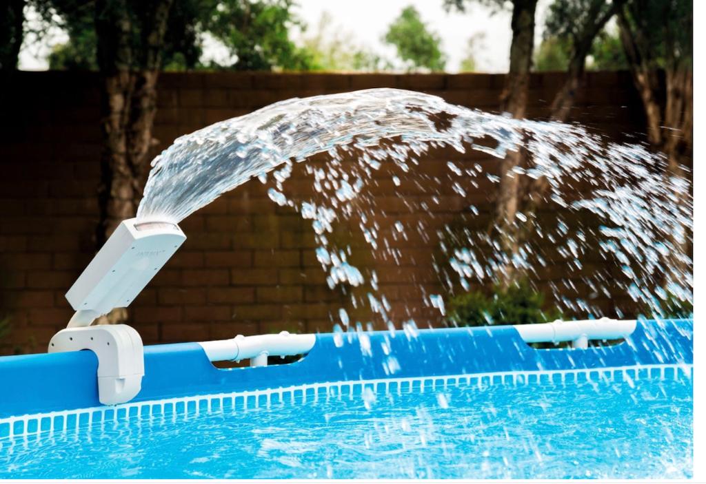 Intex zwembad fontein met ledlicht, Tuin en Terras, Zwembaden, Zo goed als nieuw, Opzetzwembad, Ophalen of Verzenden