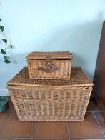 Rieten manden, Maison & Meubles, Accessoires pour la Maison | Plataux & Paniers, Enlèvement, Panier