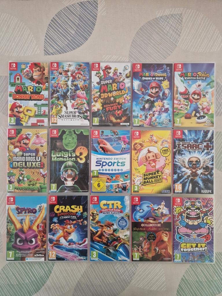 Verschillende Switch games te koop., Consoles de jeu & Jeux vidéo, Jeux | Nintendo Switch, Enlèvement