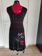 zwarte jurk: desigual, Enlèvement ou Envoi, Taille 36 (S), Sous le genou, Noir