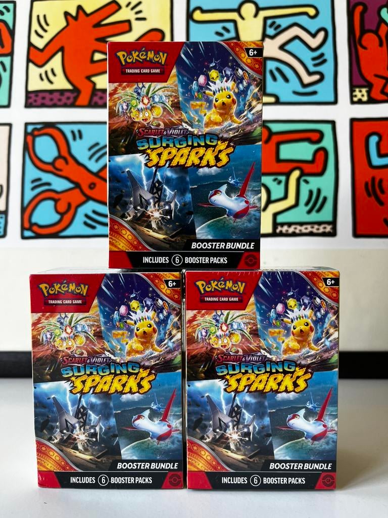 Pokémon Surging Sparks Booster Bundle (Sealed), Ophalen of Verzenden, Nieuw, Booster, Foil