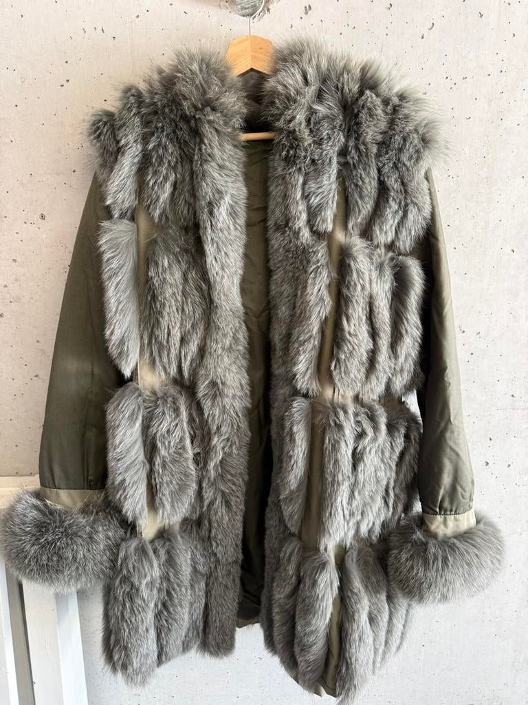 Turkis Tukku vintage bontjas - Finland, Vêtements | Femmes, Vestes | Hiver, Enlèvement ou Envoi, Comme neuf